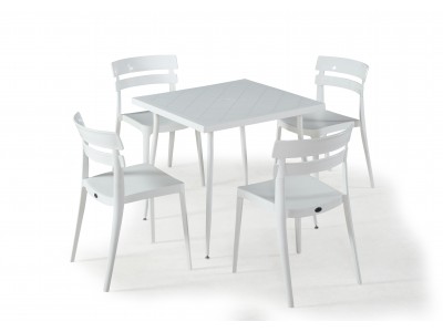 Градински комплект BERMO set 4 (бяло)